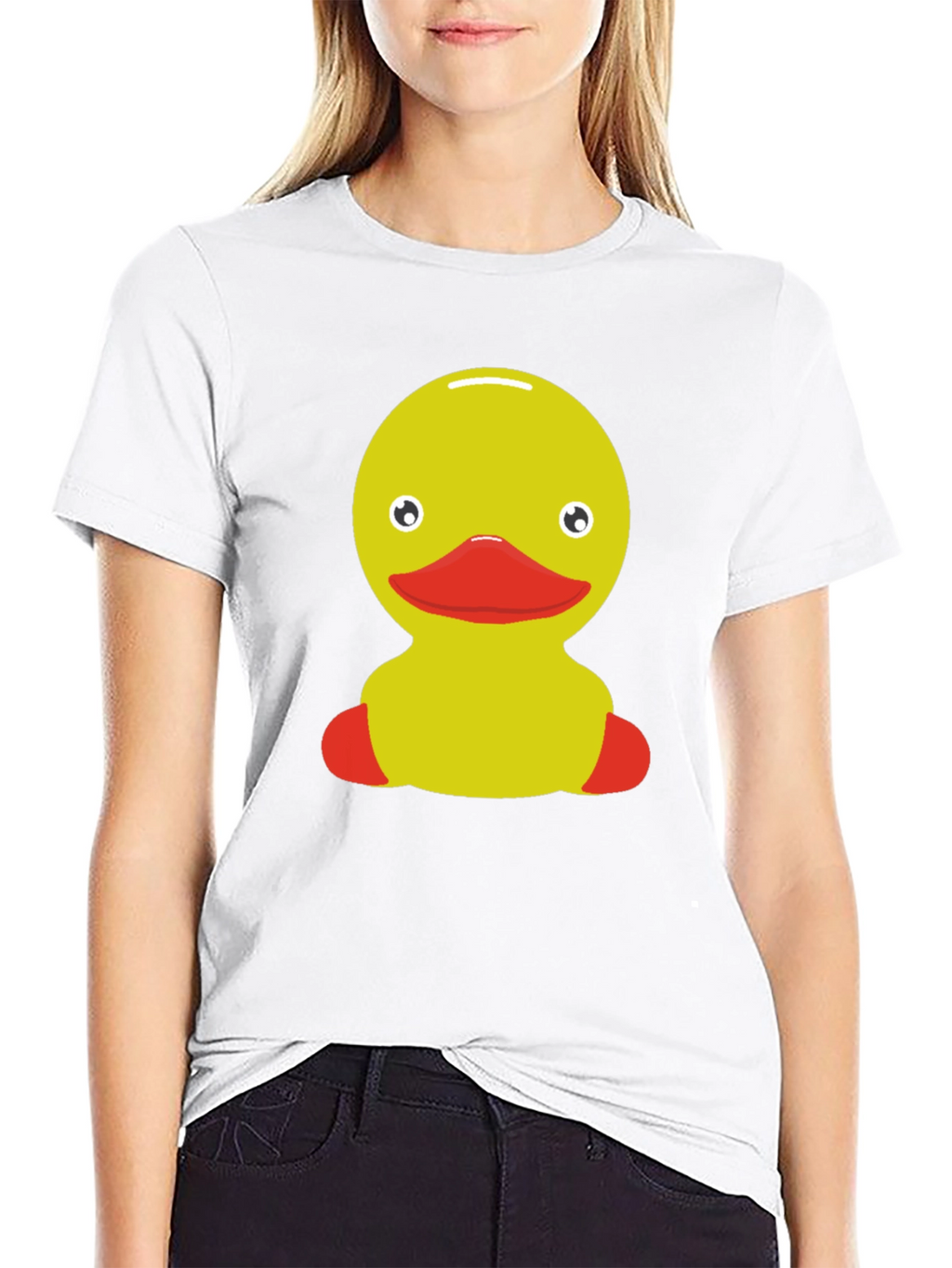 Rubber Duckie Graphic Tee - Novelty Print Shirt