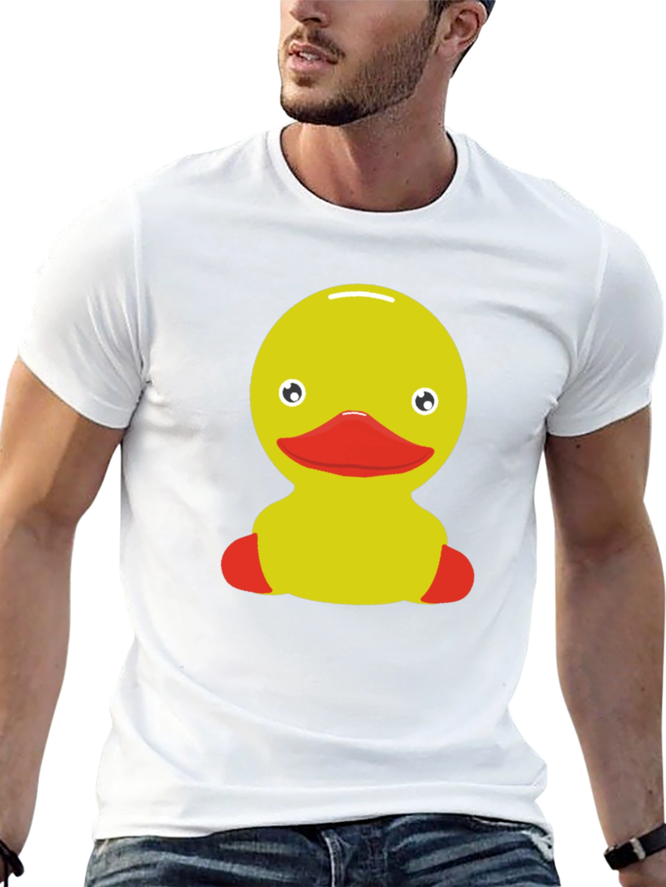 Rubber Duckie Graphic Tee - Novelty Print Shirt