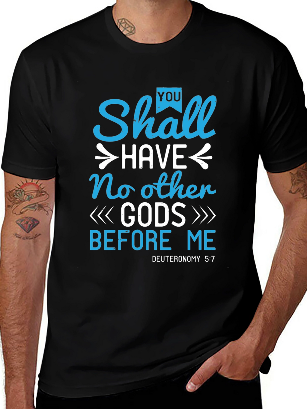 Religious T-Shirt - No Other Gods Before Me