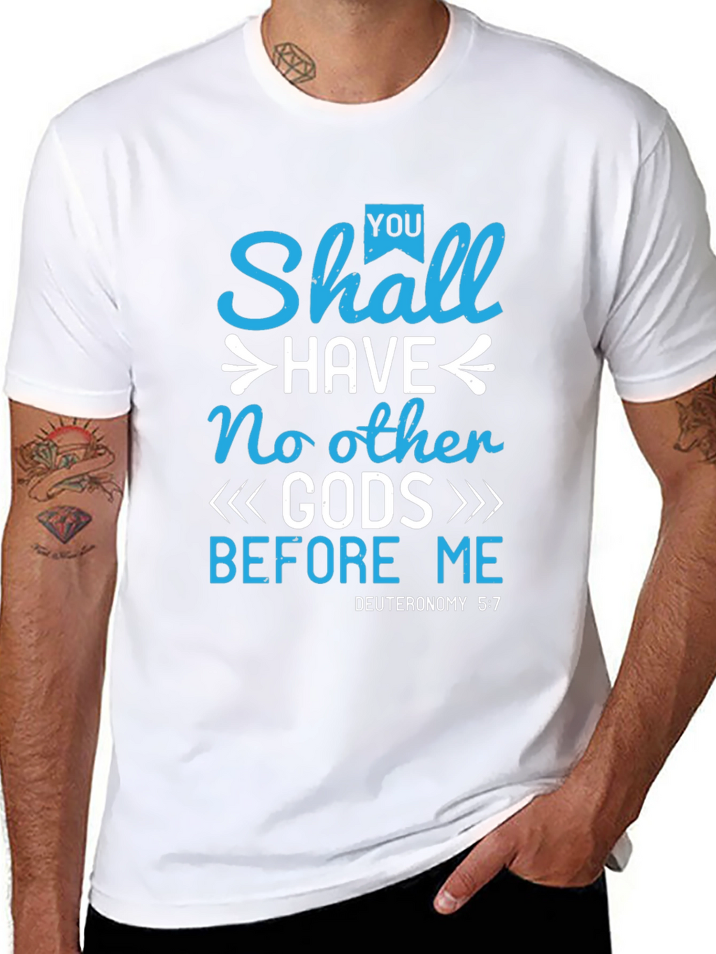 Religious T-Shirt - No Other Gods Before Me