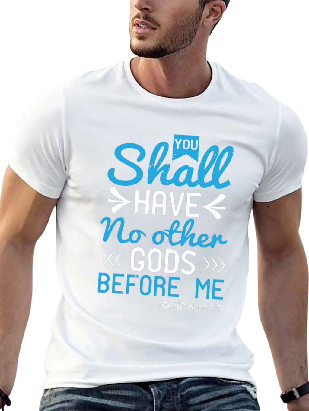 Religious T-Shirt - No Other Gods Before Me