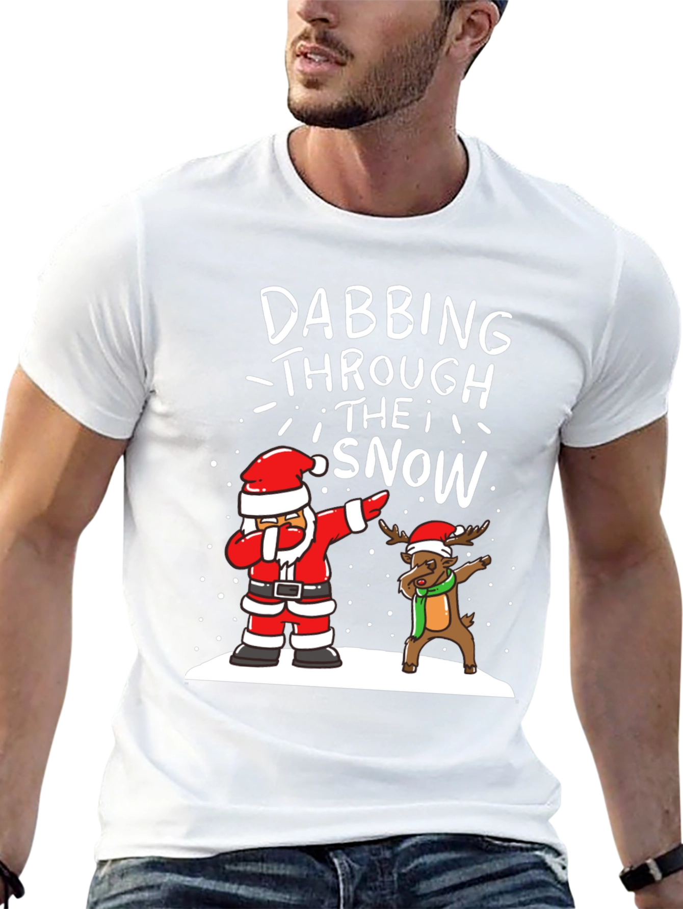 Dabbing Through the Snow Graphic Tee