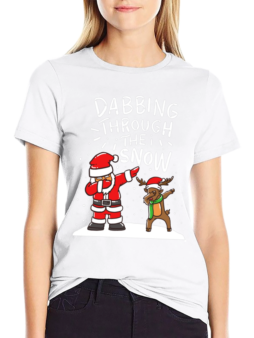 Dabbing Through the Snow Graphic Tee