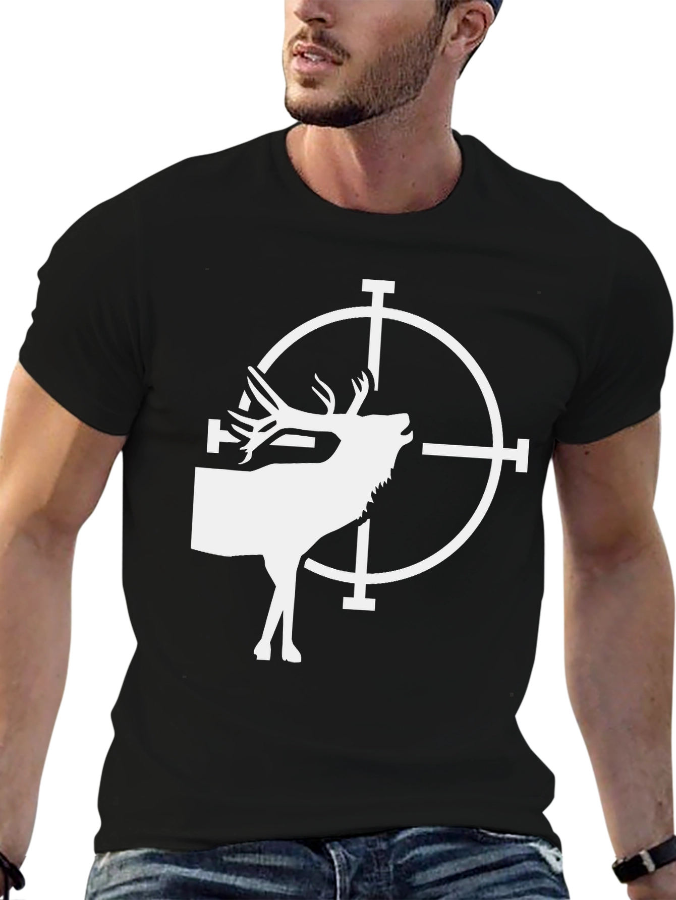 Deer Target Graphic Tee - Hunting Style