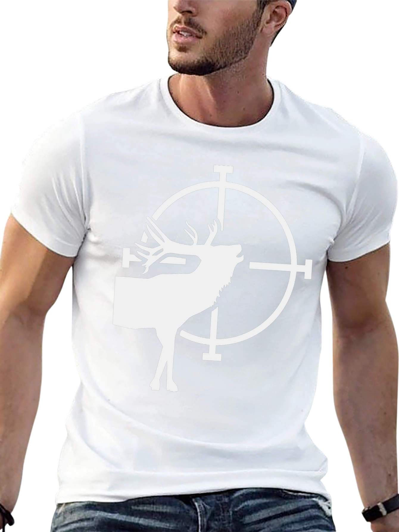 Deer Target Graphic Tee - Hunting Style