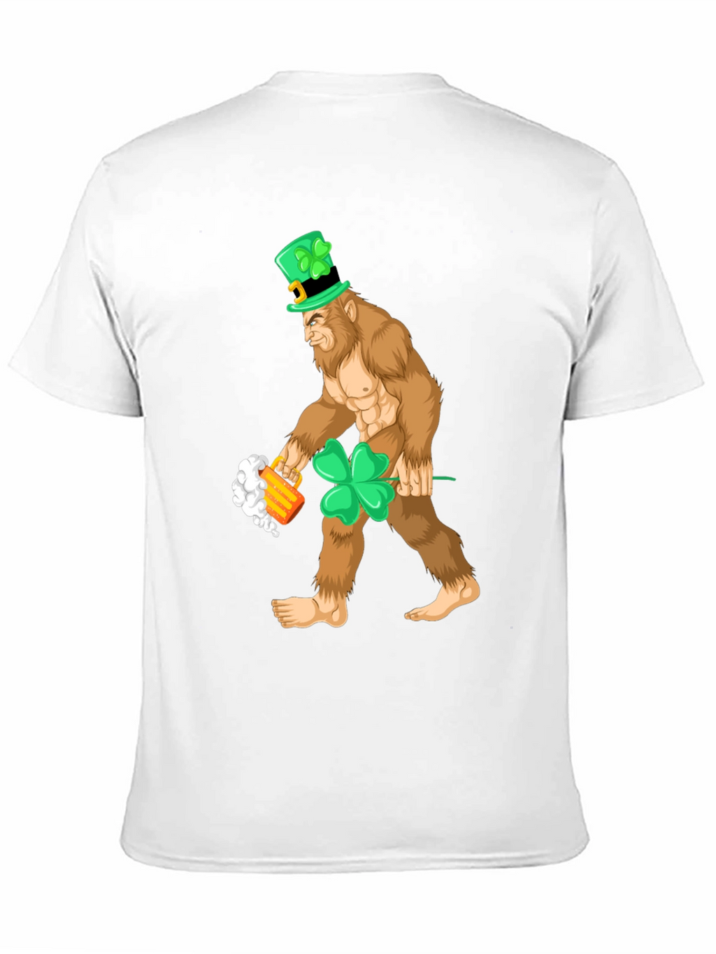 Leprechaun Bigfoot St. Patricks Day Tee