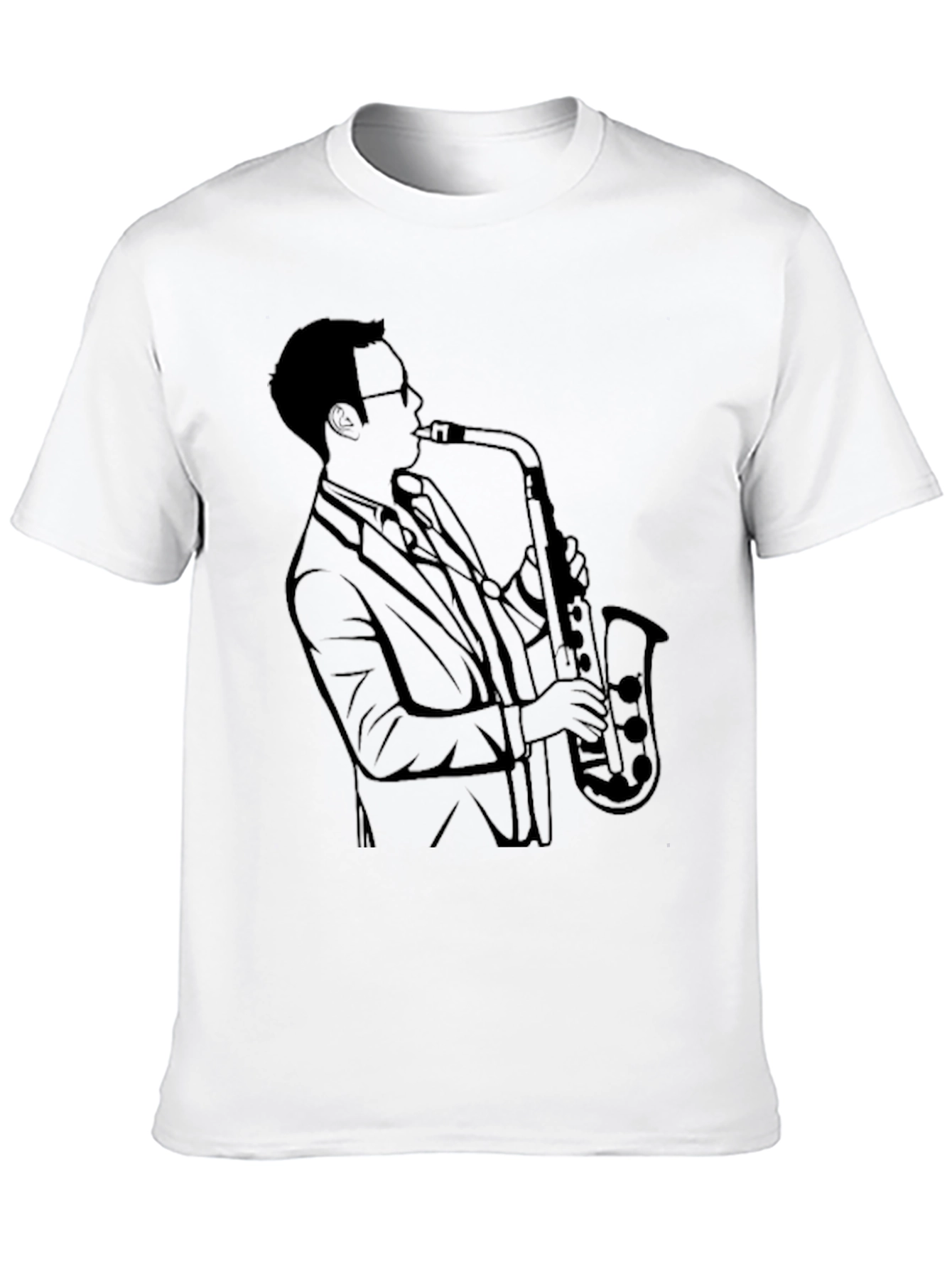 Saxophone Player Graphic Tee