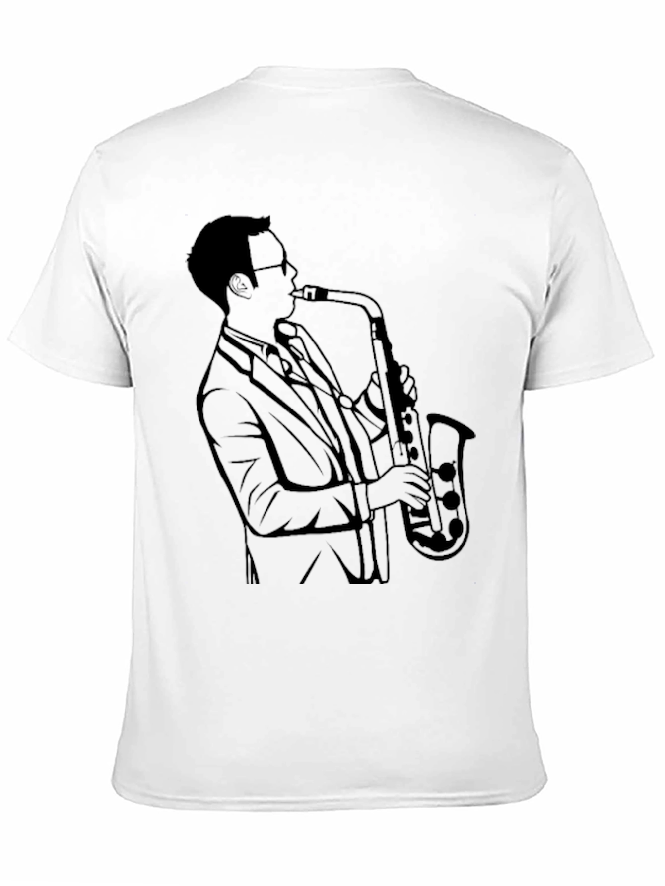 Saxophone Player Graphic Tee