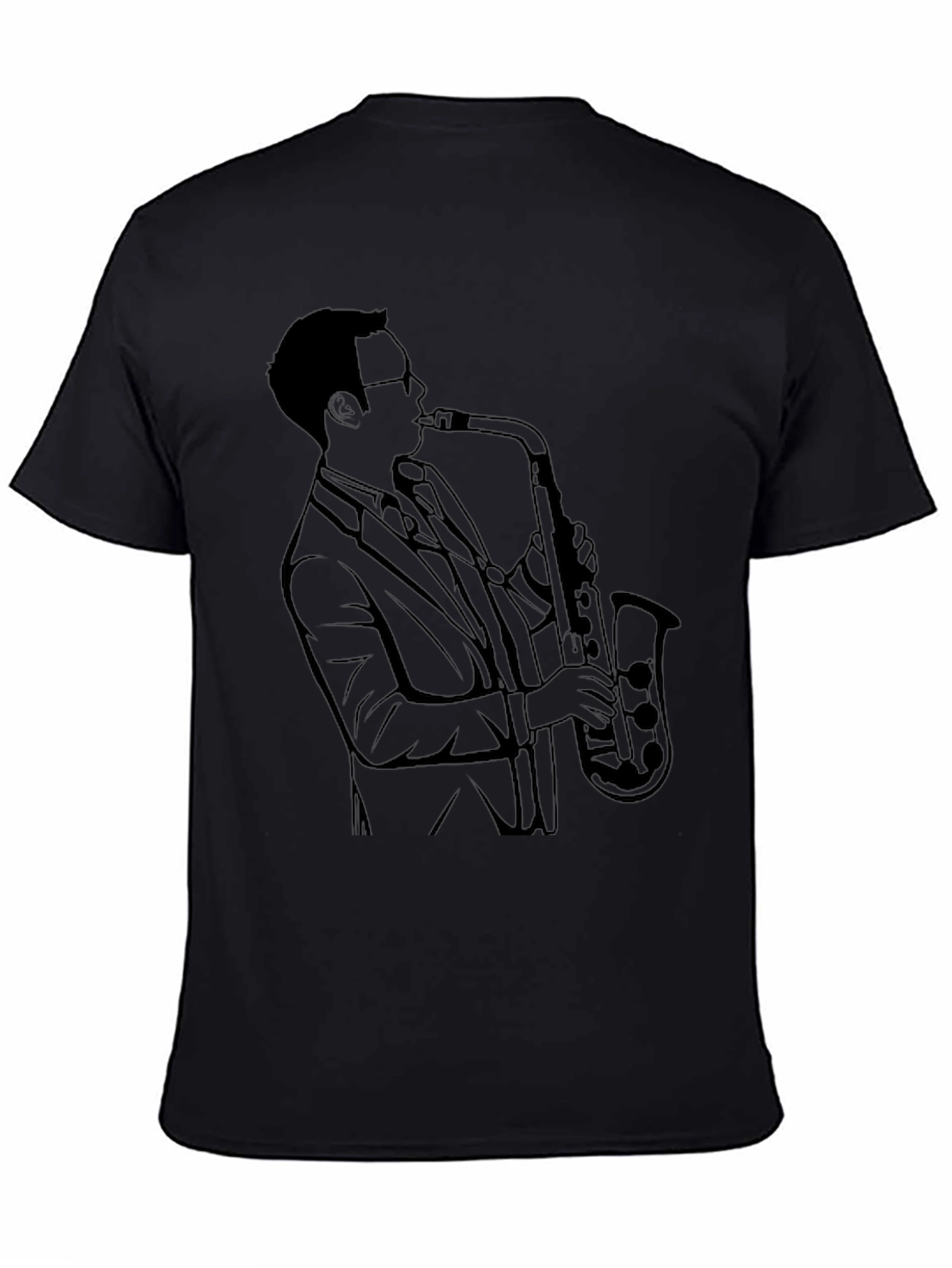 Saxophone Player Graphic Tee