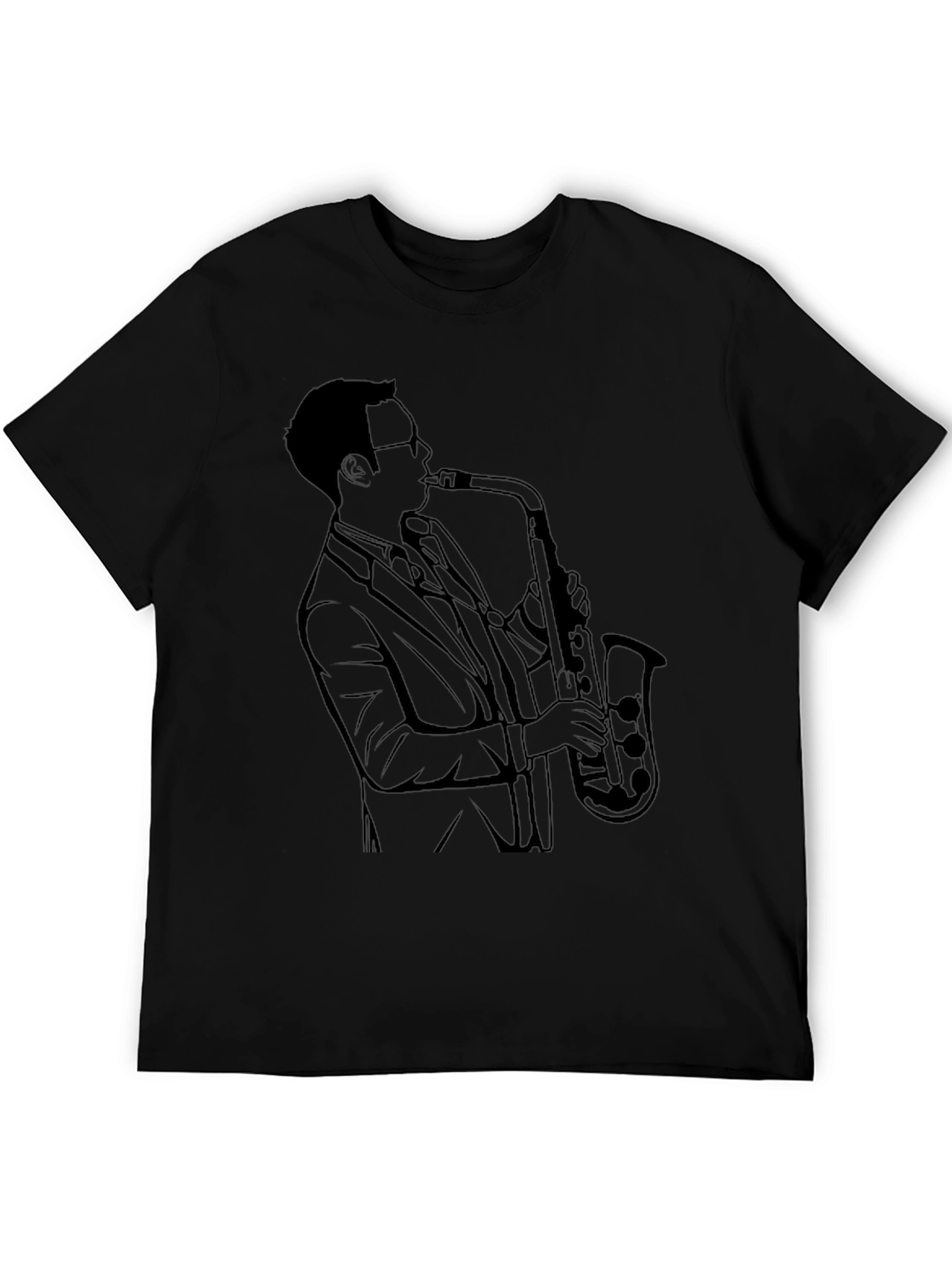 Saxophone Player Graphic Tee