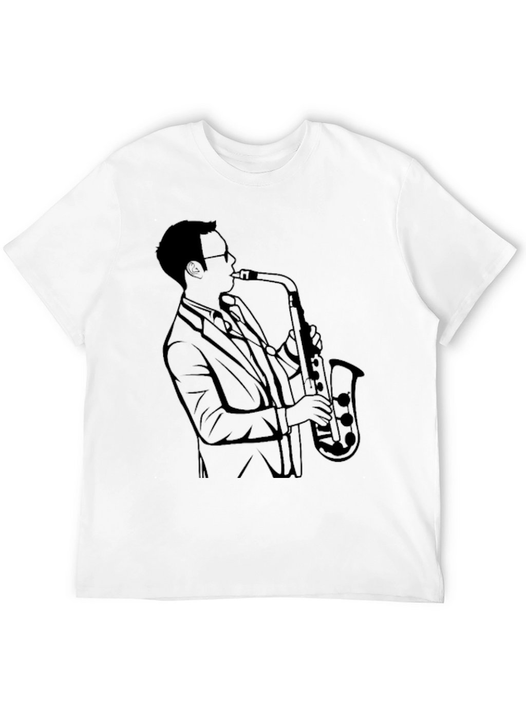 Saxophone Player Graphic Tee