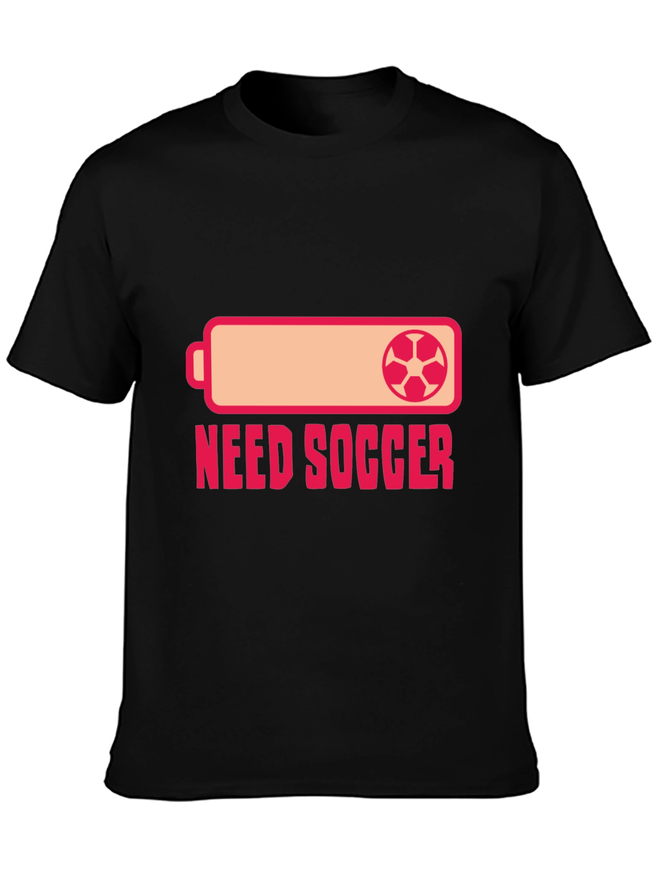 Need Soccer T-Shirt - Battery Style Graphic
