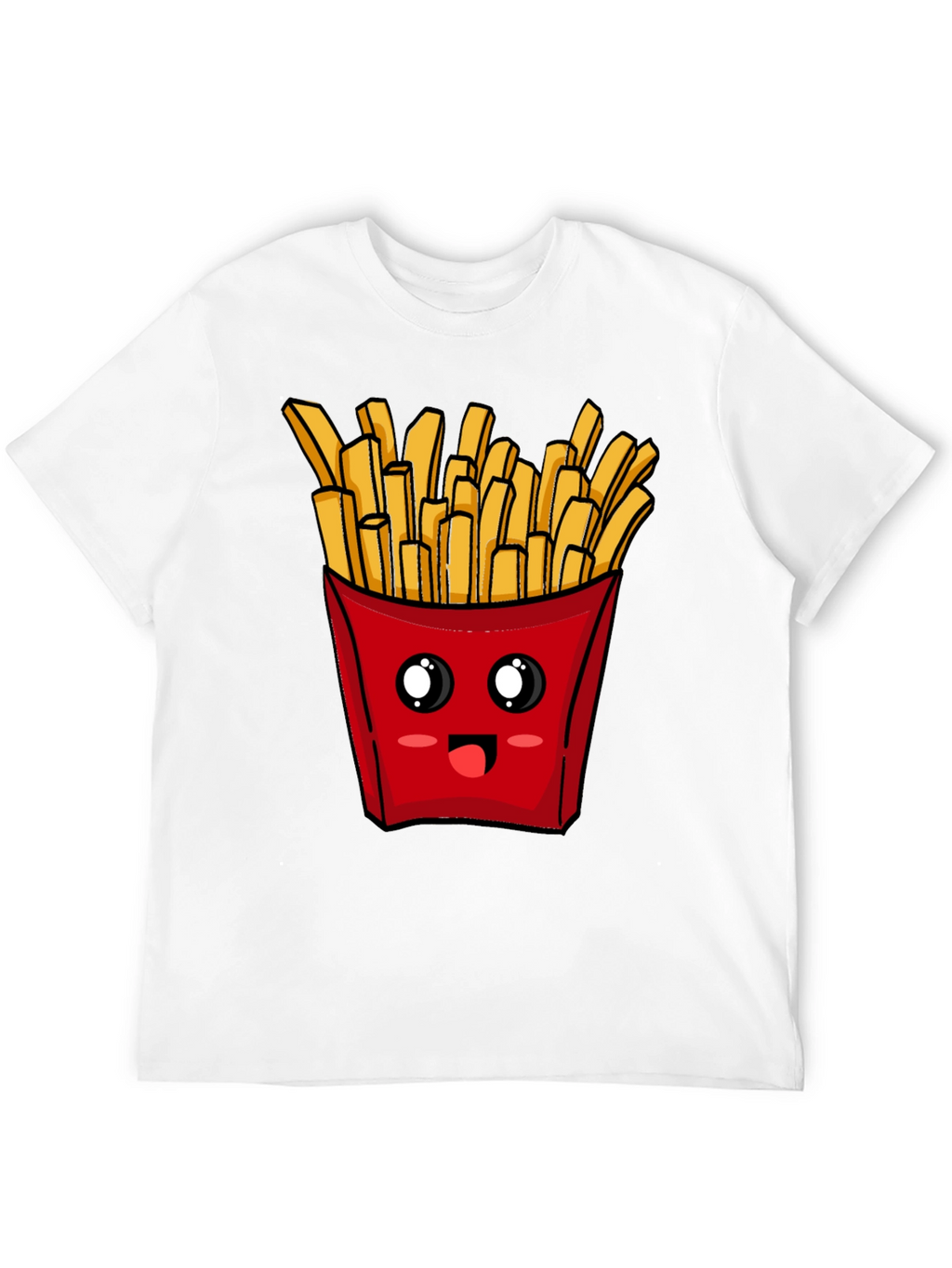 Kawaii Fries Graphic T-Shirt - Unisex Comfort