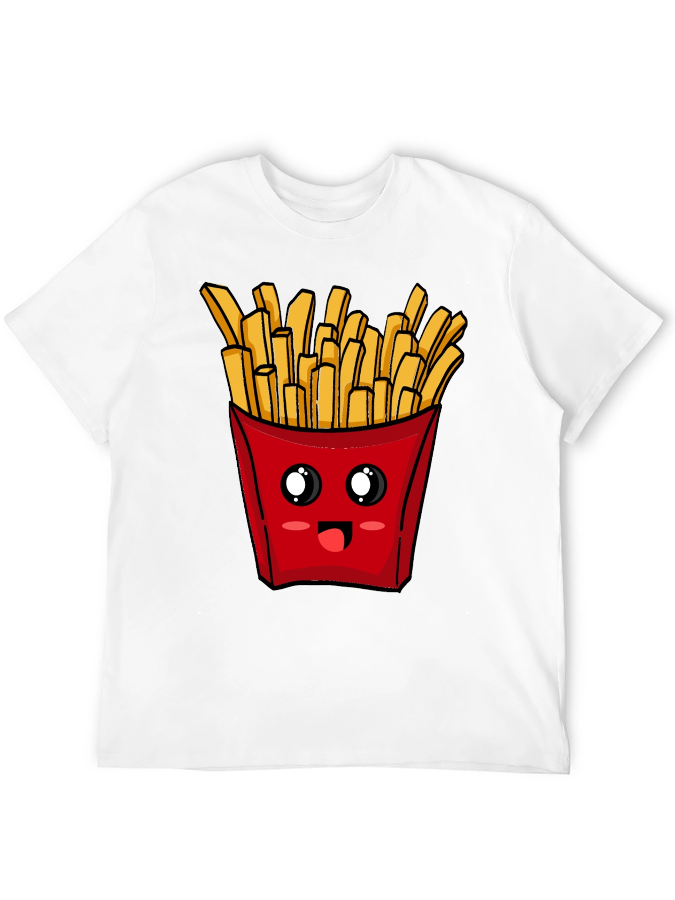 Kawaii Fries Graphic T-Shirt - Unisex Comfort
