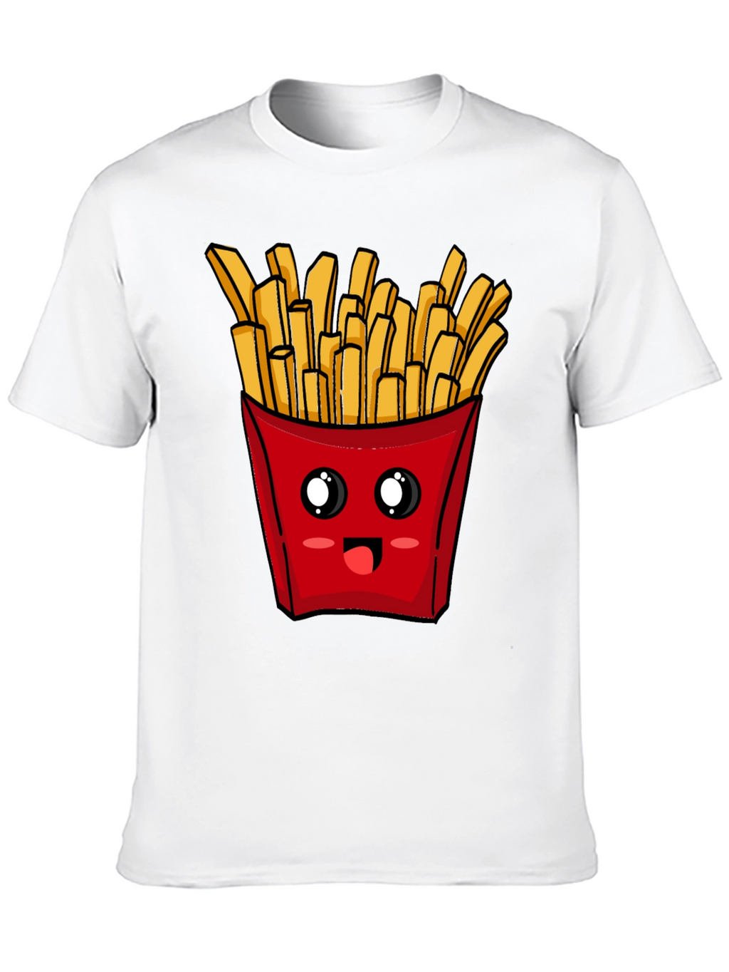 Kawaii Fries Graphic T-Shirt - Unisex Comfort