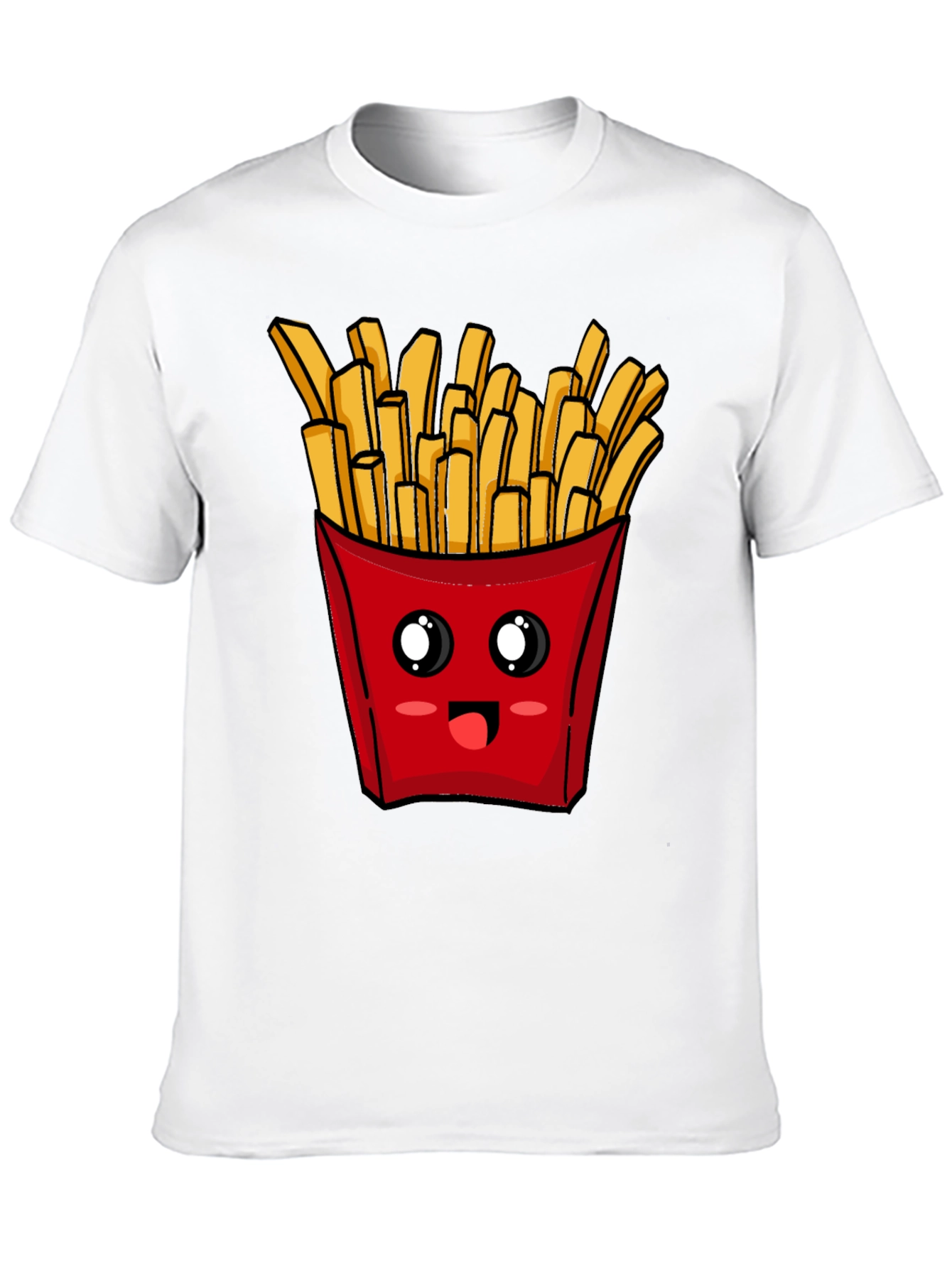 Kawaii Fries Graphic T-Shirt - Unisex Comfort