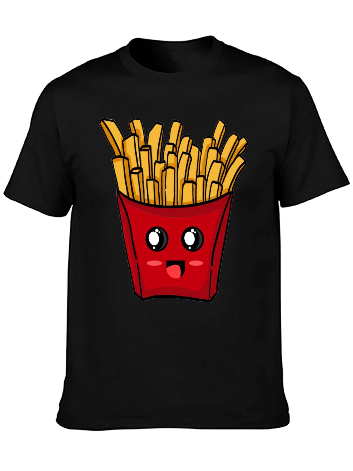 Kawaii Fries Graphic T-Shirt - Unisex Comfort