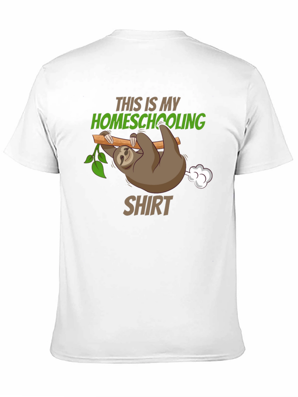 Funny Homeschooling Sloth T-Shirt