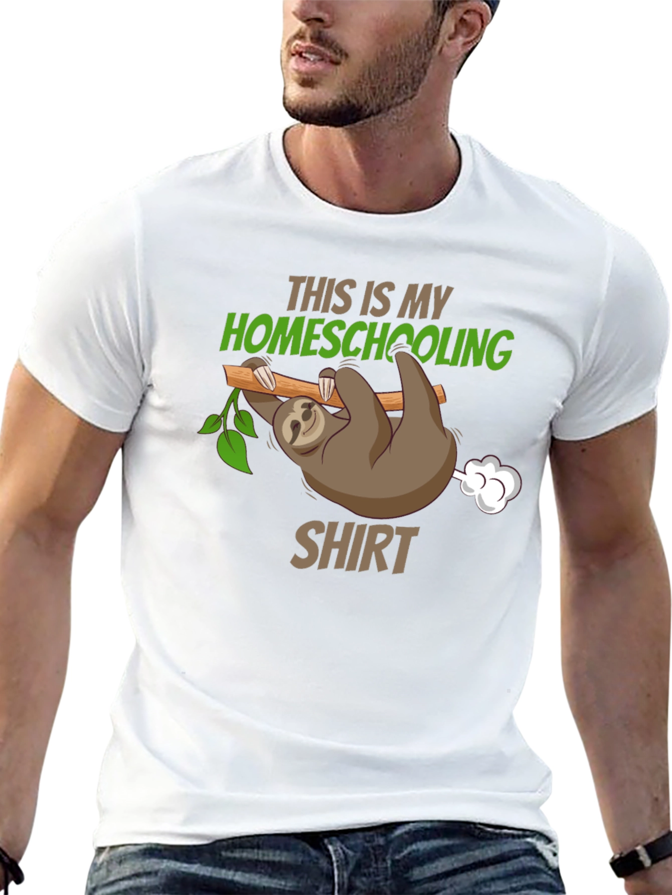 Funny Homeschooling Sloth T-Shirt