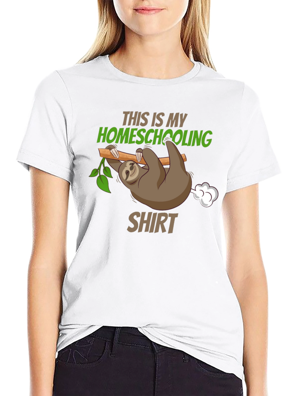 Funny Homeschooling Sloth T-Shirt