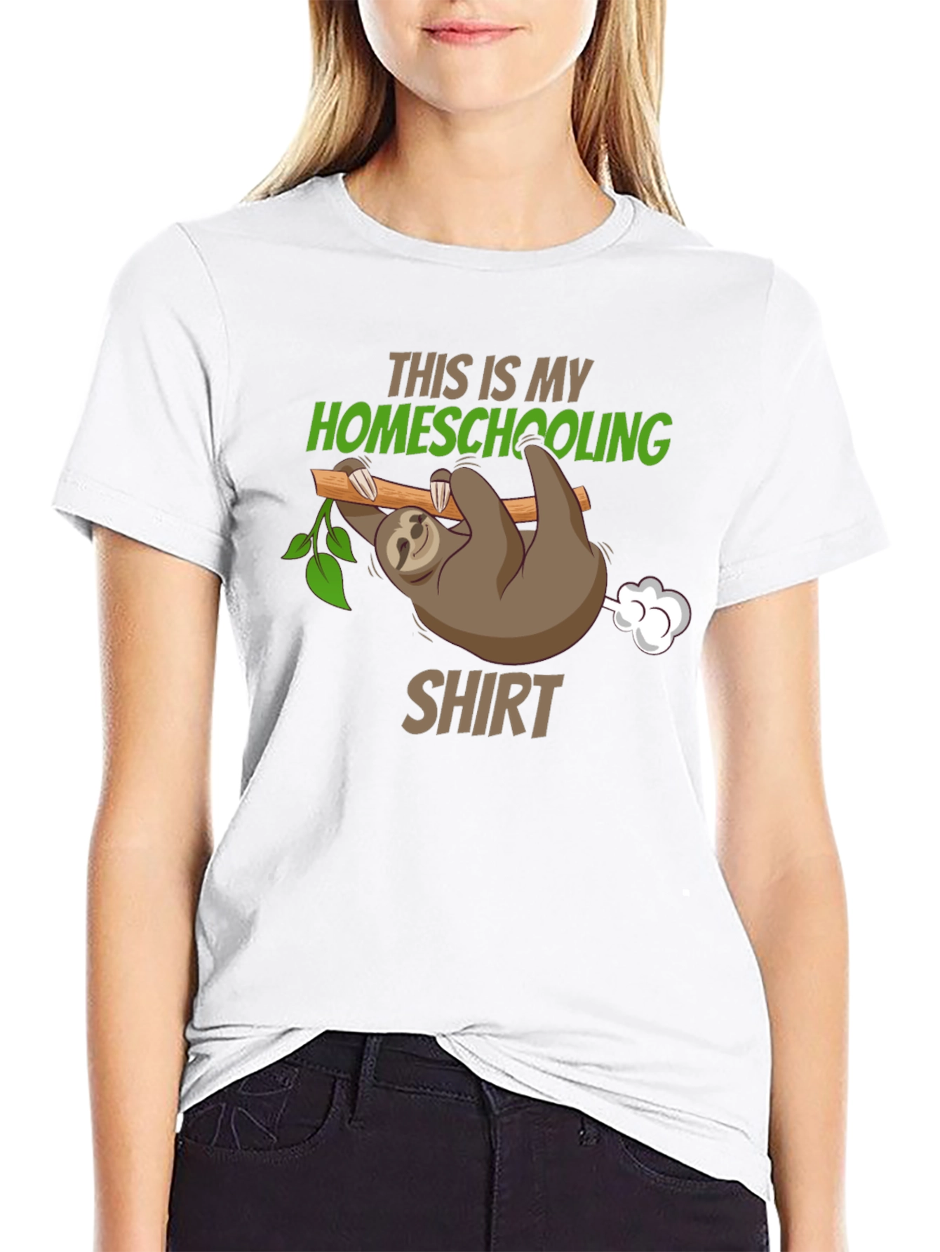 Funny Homeschooling Sloth T-Shirt