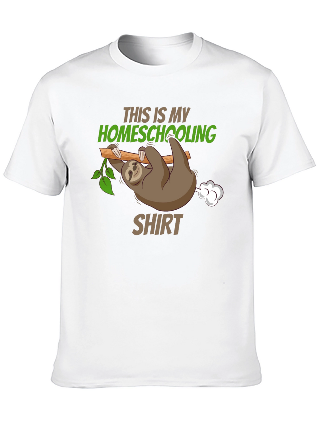 Funny Homeschooling Sloth T-Shirt