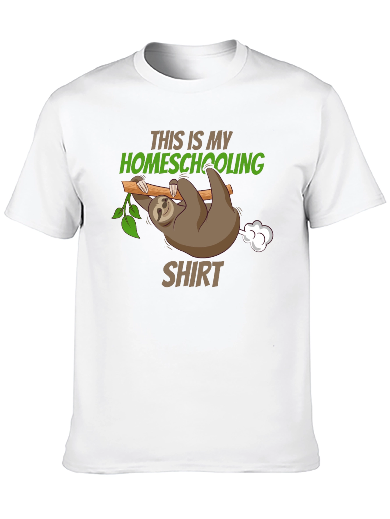 Funny Homeschooling Sloth T-Shirt