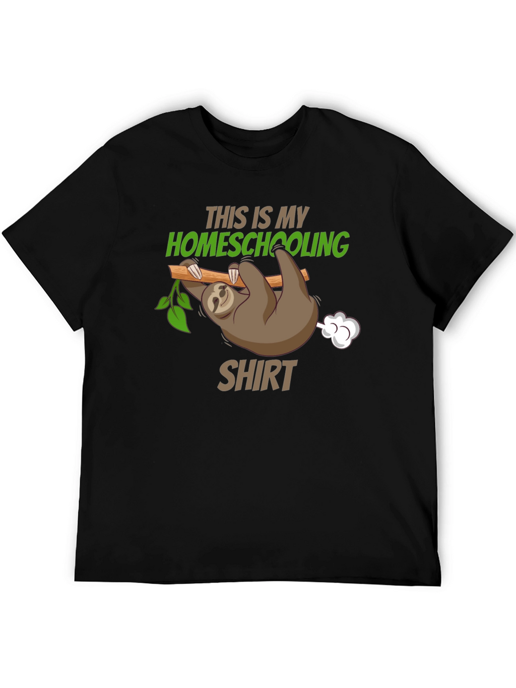 Funny Homeschooling Sloth T-Shirt