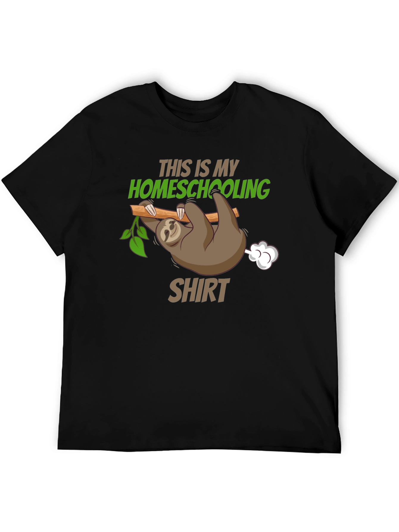 Funny Homeschooling Sloth T-Shirt