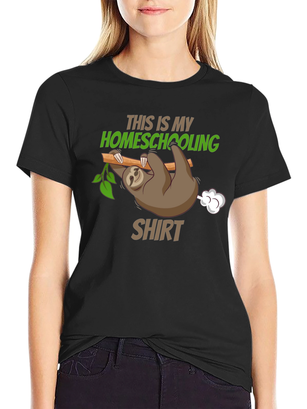 Funny Homeschooling Sloth T-Shirt