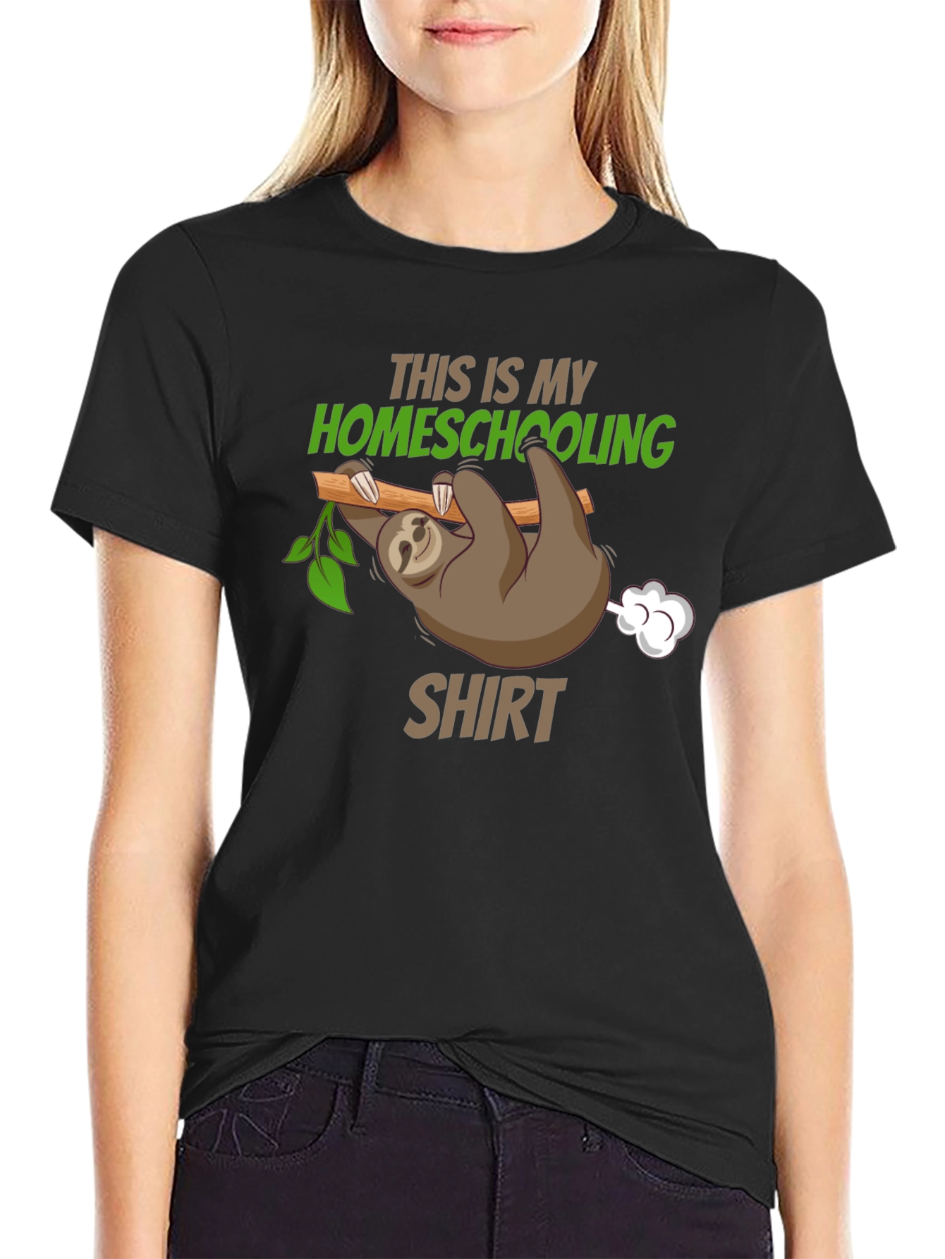Funny Homeschooling Sloth T-Shirt