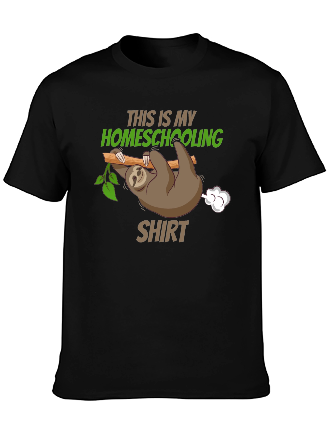 Funny Homeschooling Sloth T-Shirt