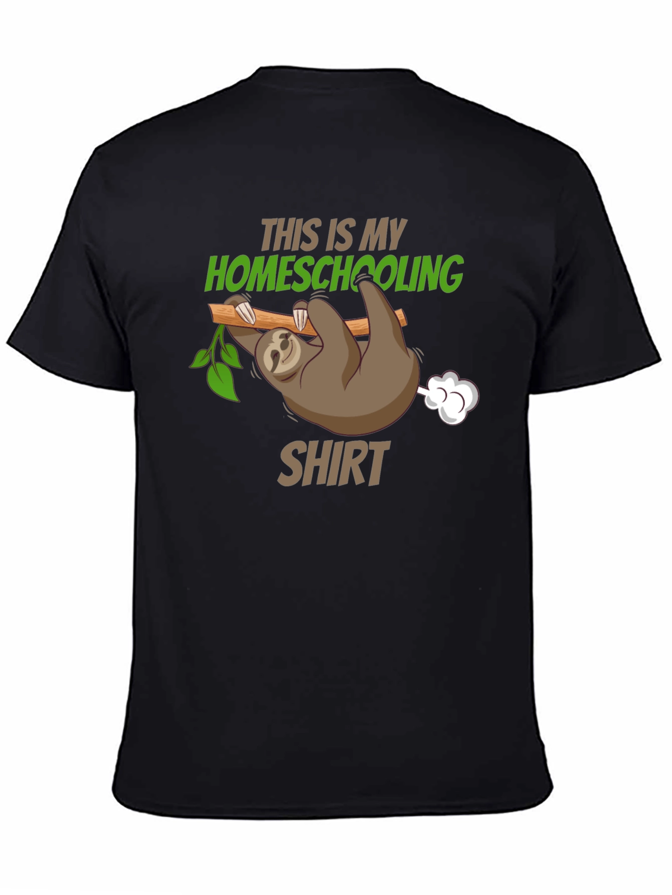 Funny Homeschooling Sloth T-Shirt