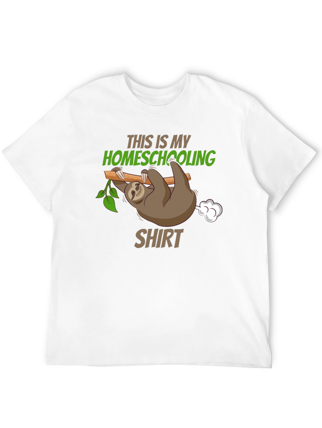 Funny Homeschooling Sloth T-Shirt