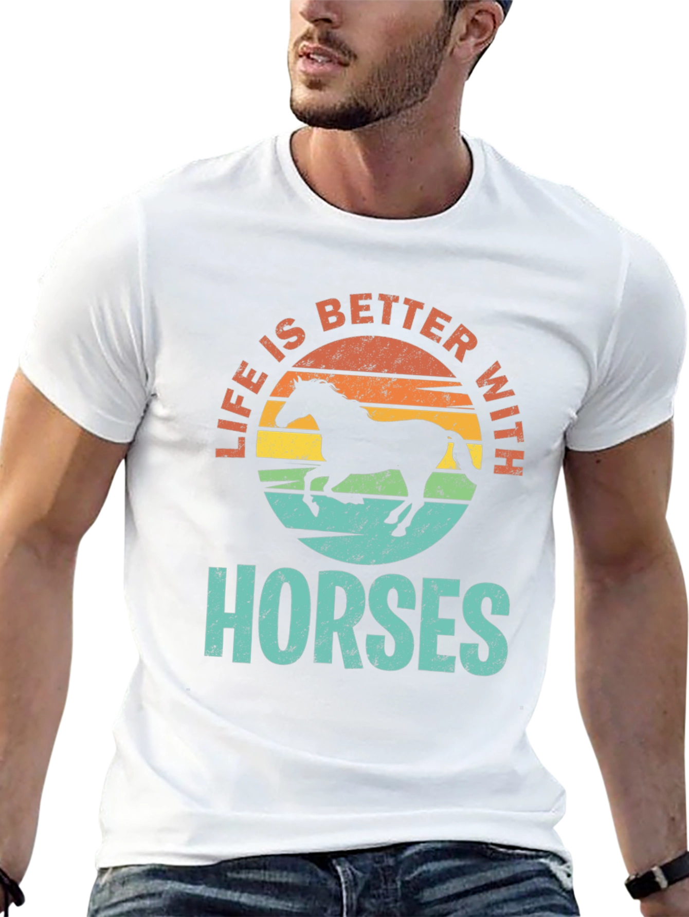 Life is Better with Horses T-Shirt