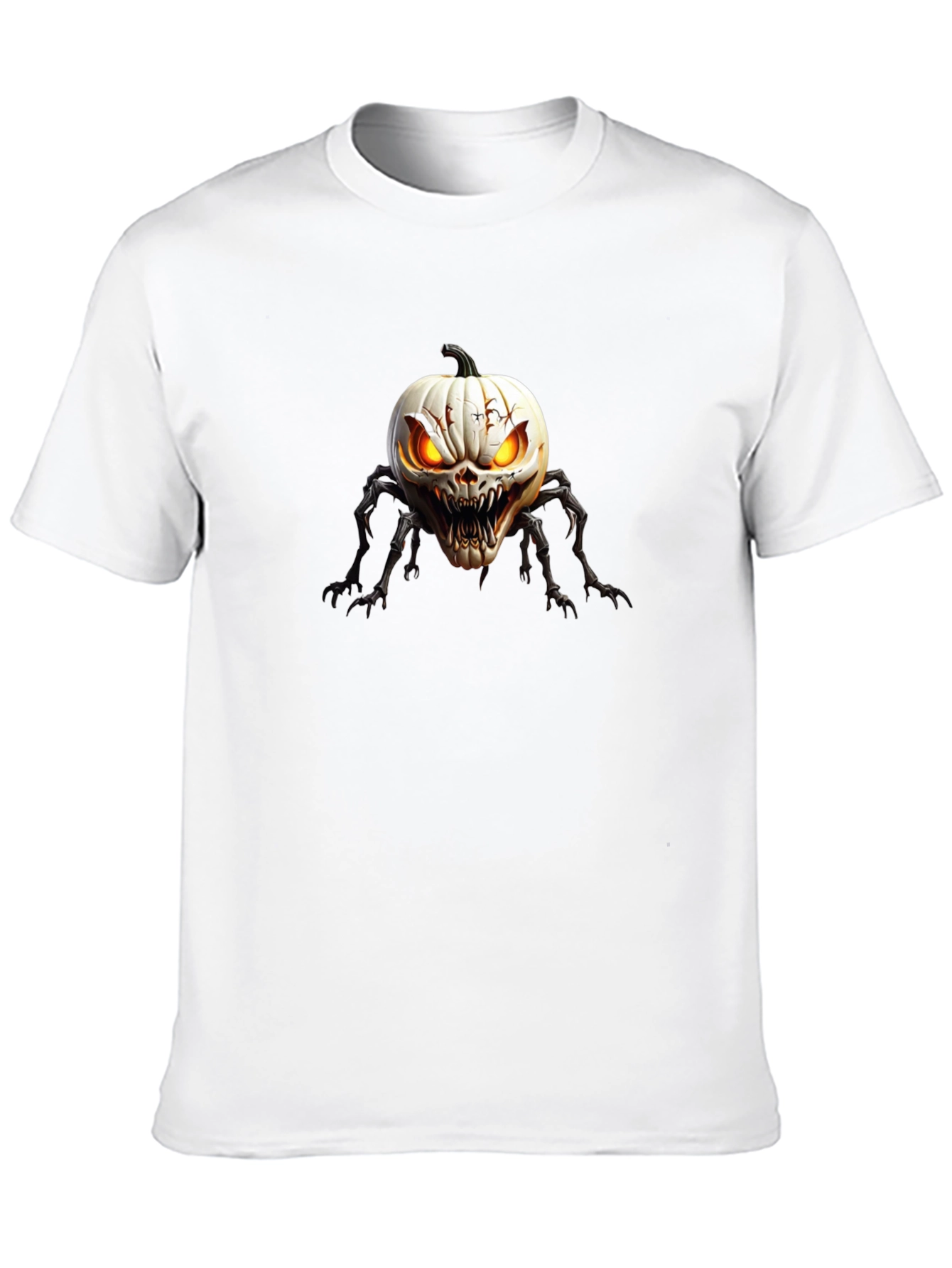Creepy Pumpkin Spider Graphic T-Shirt