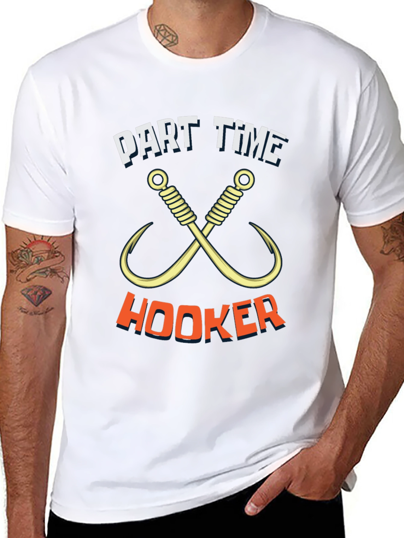 Part Time Hooker Fishing T-Shirt