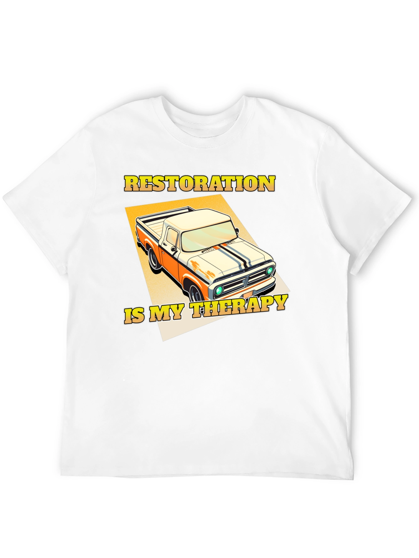 Restoration is My Therapy Truck T-Shirt