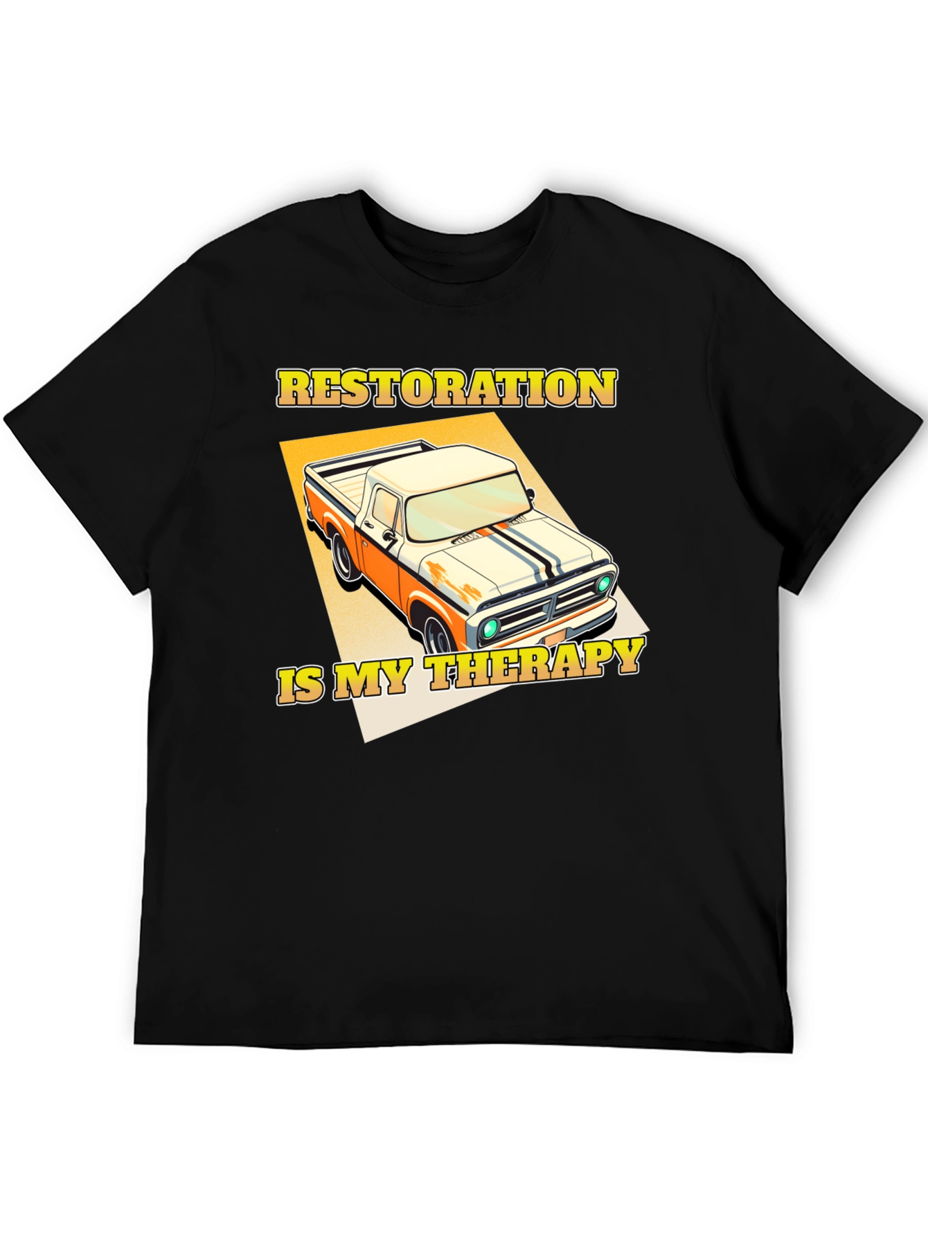 Restoration is My Therapy Truck T-Shirt