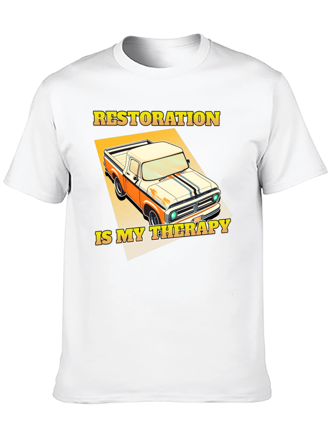 Restoration is My Therapy Truck T-Shirt