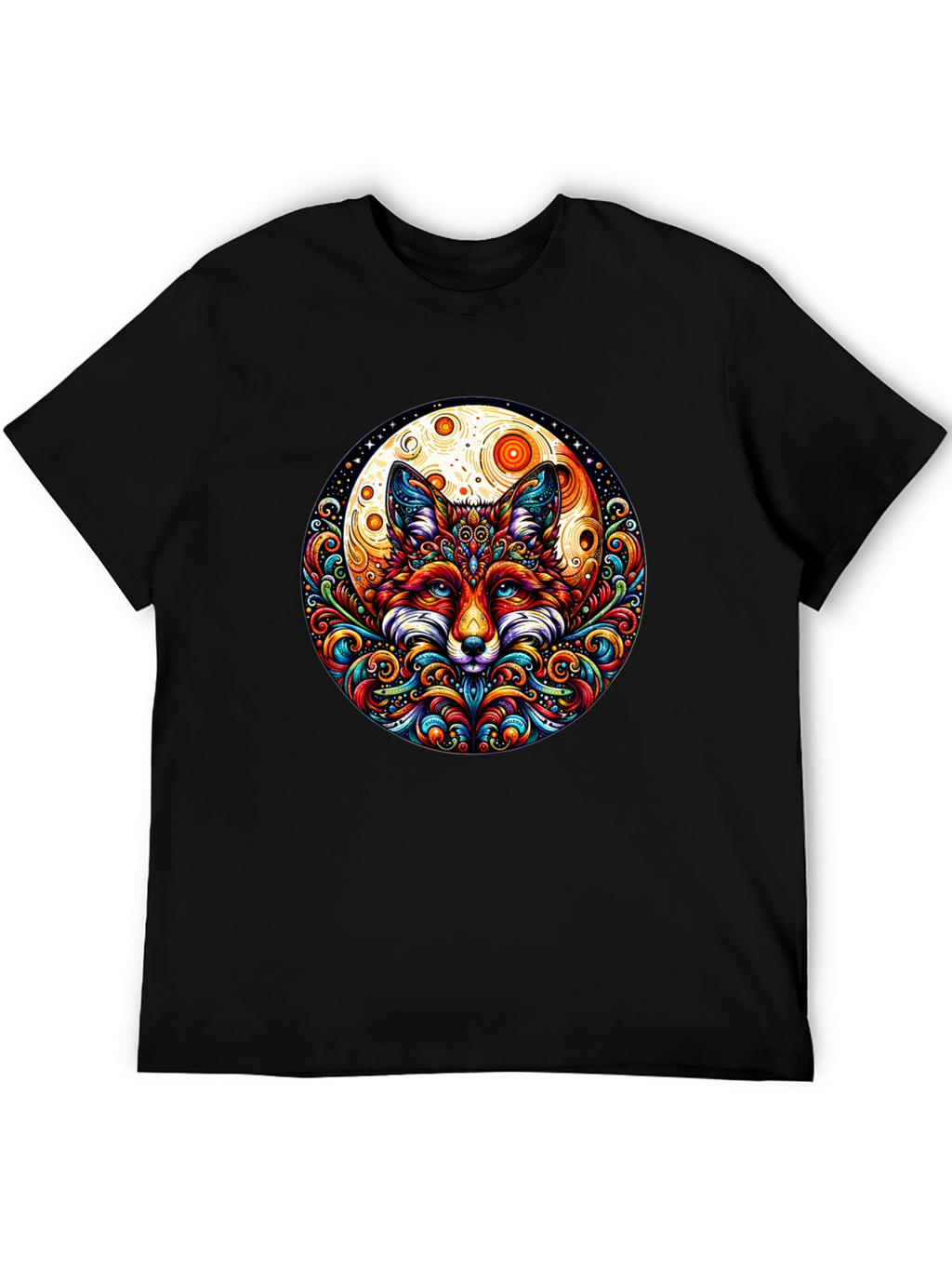 Fox Mandala Graphic Tee