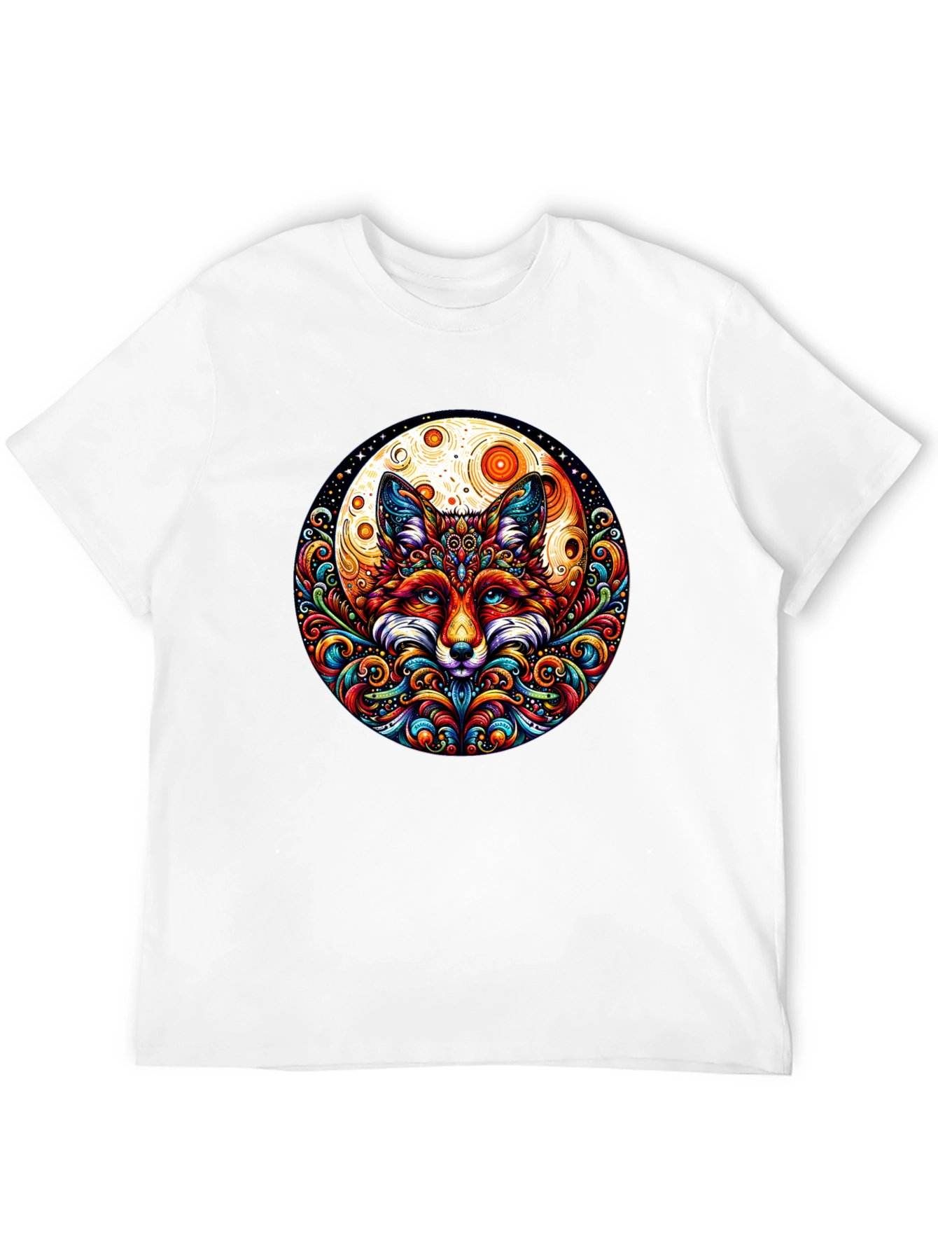 Fox Mandala Graphic Tee