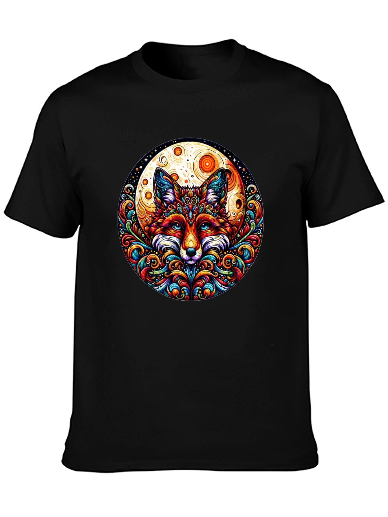 Fox Mandala Graphic Tee