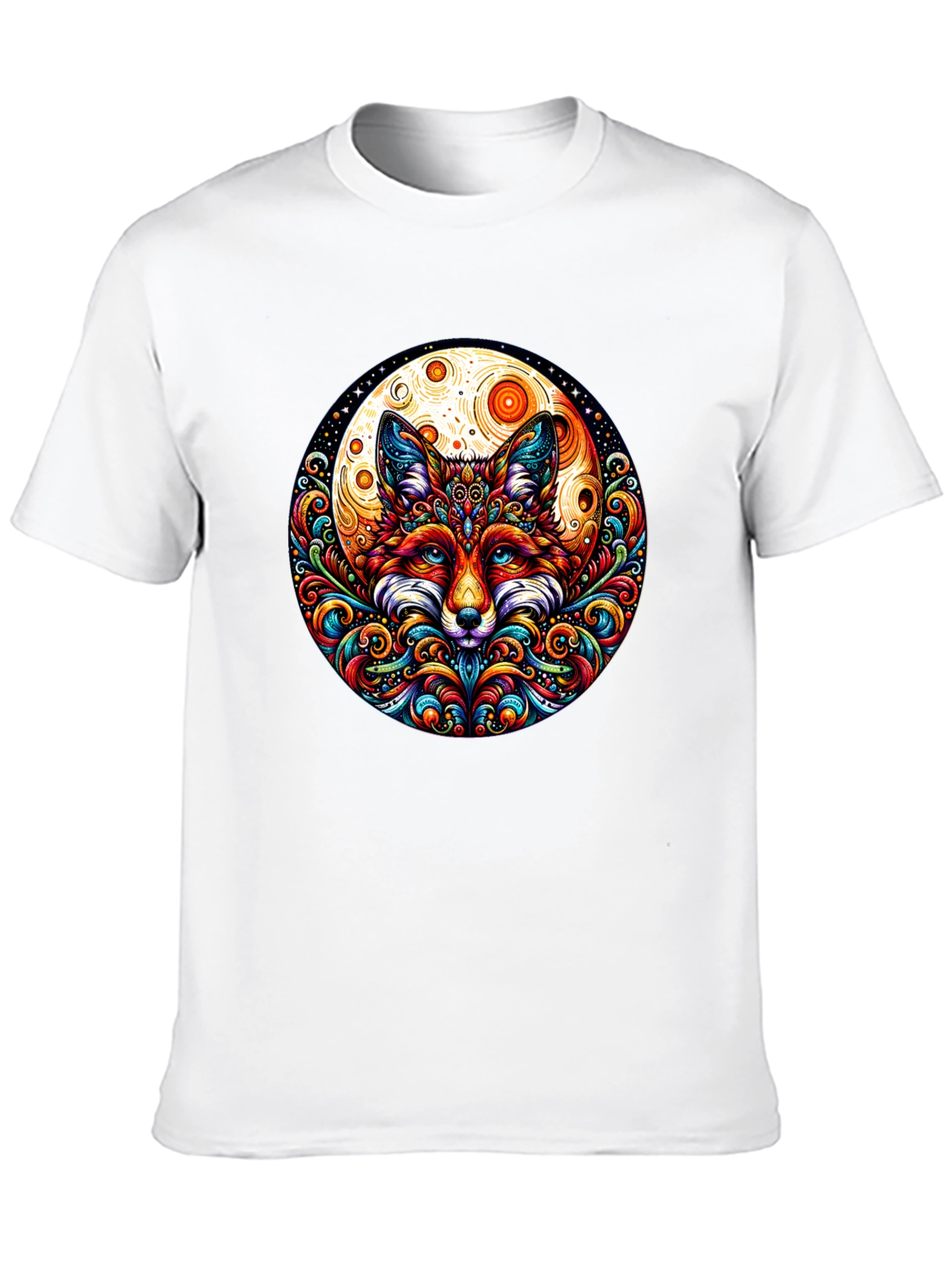 Fox Mandala Graphic Tee