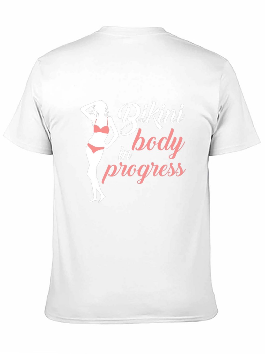 Bikini Body in Progress Black T-Shirt