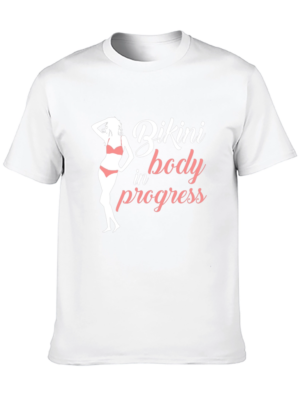 Bikini Body in Progress Black T-Shirt