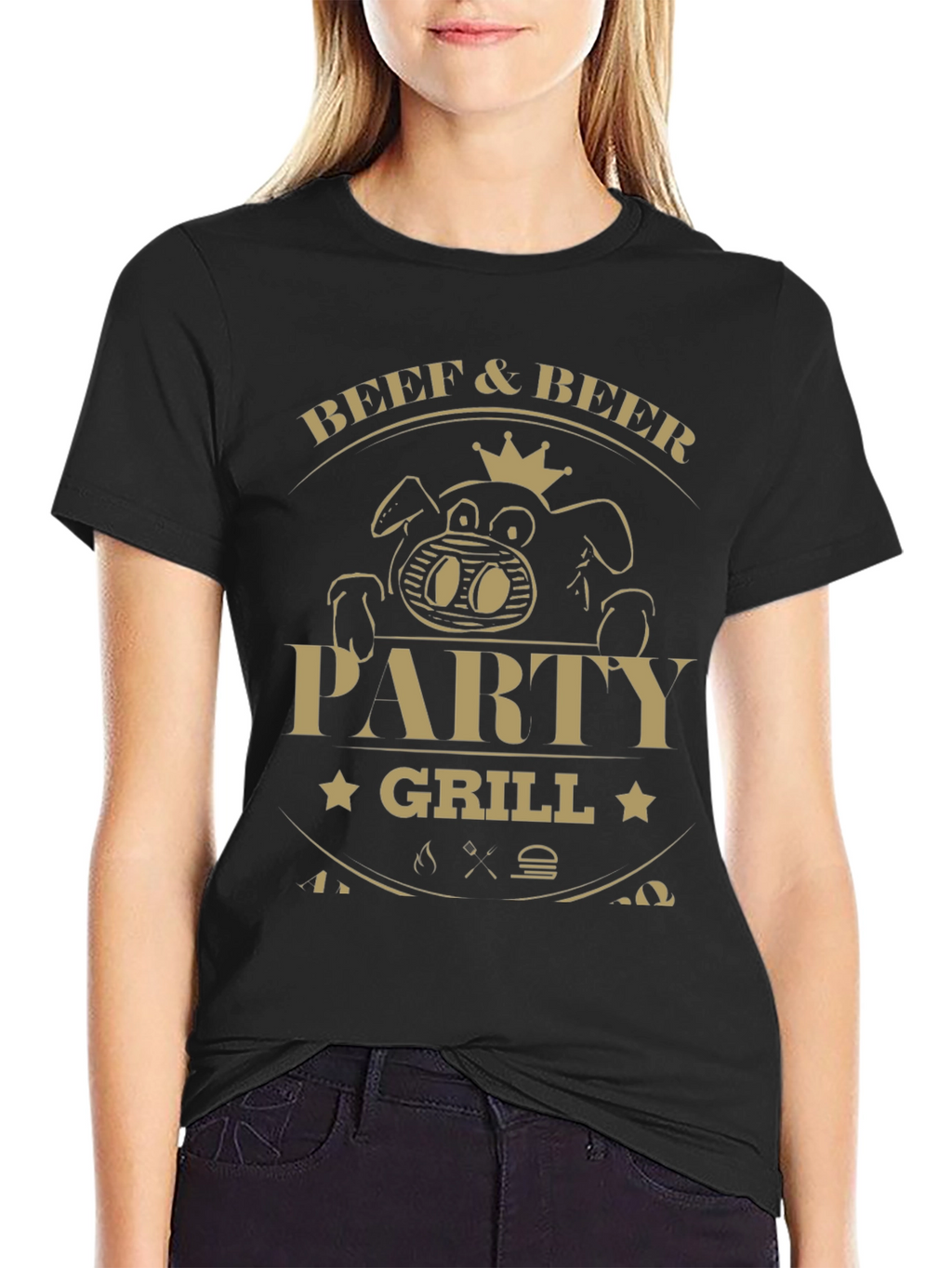 Beef & Beer Party Grill T-Shirt