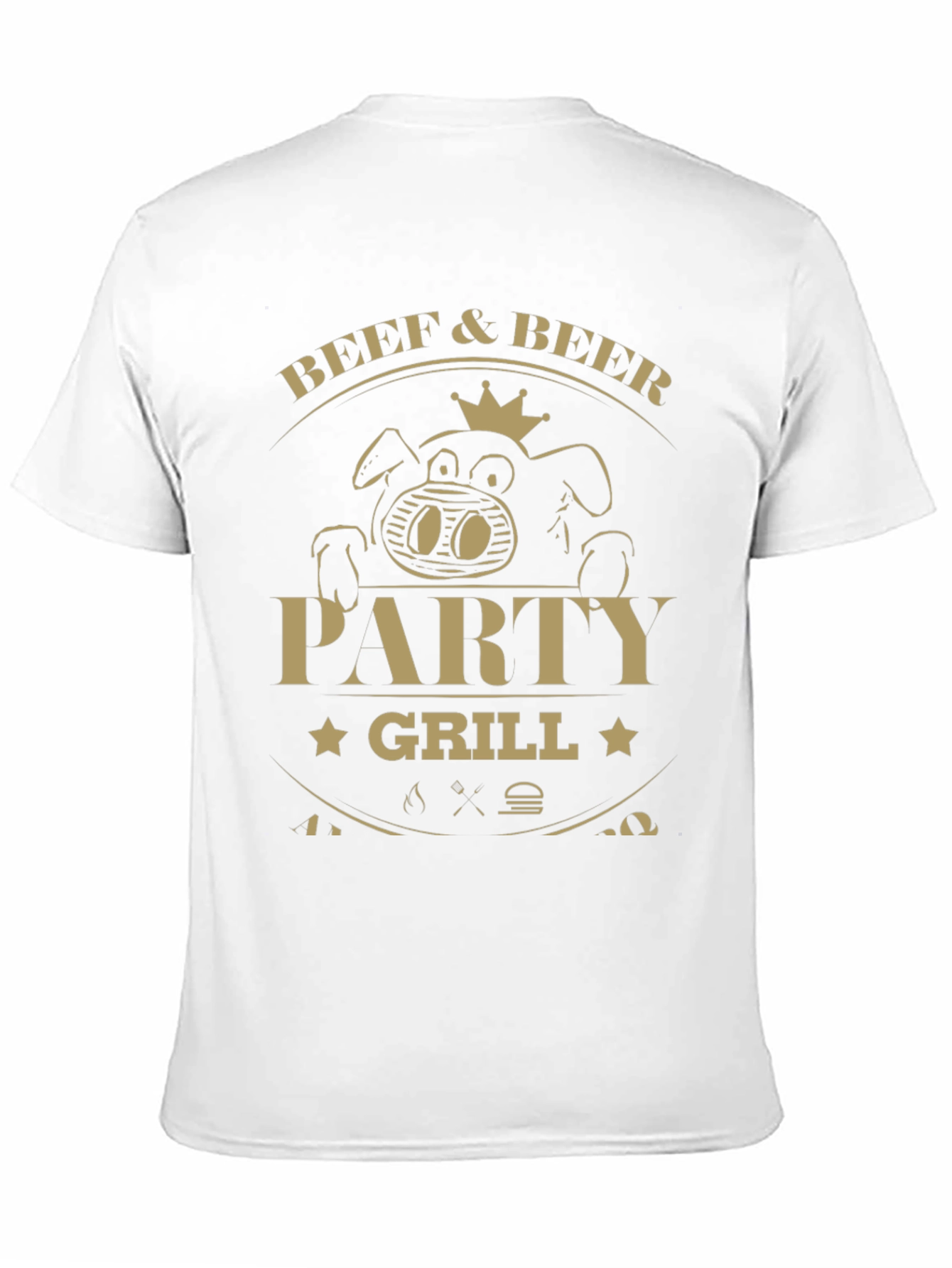 Beef & Beer Party Grill T-Shirt