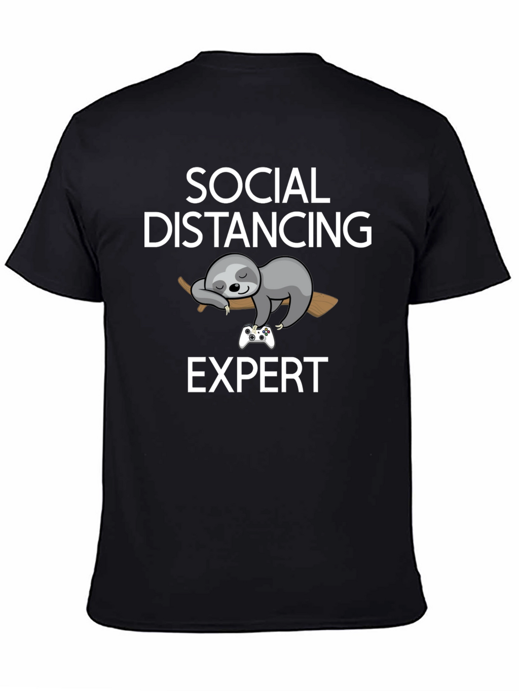 Social Distancing Expert Sloth Graphic Tee