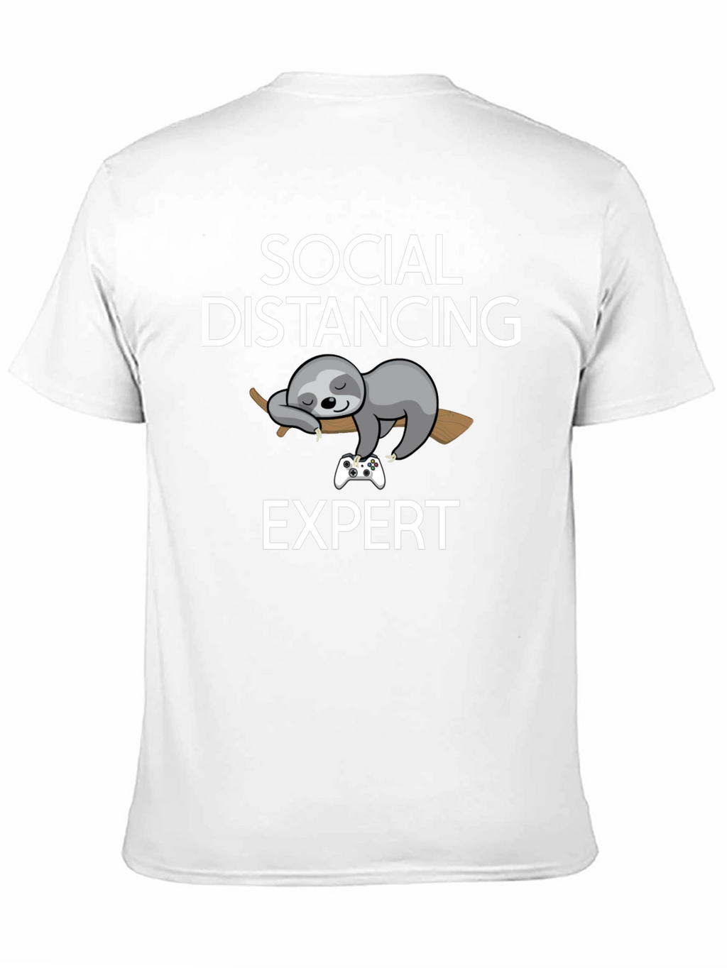 Social Distancing Expert Sloth Graphic Tee